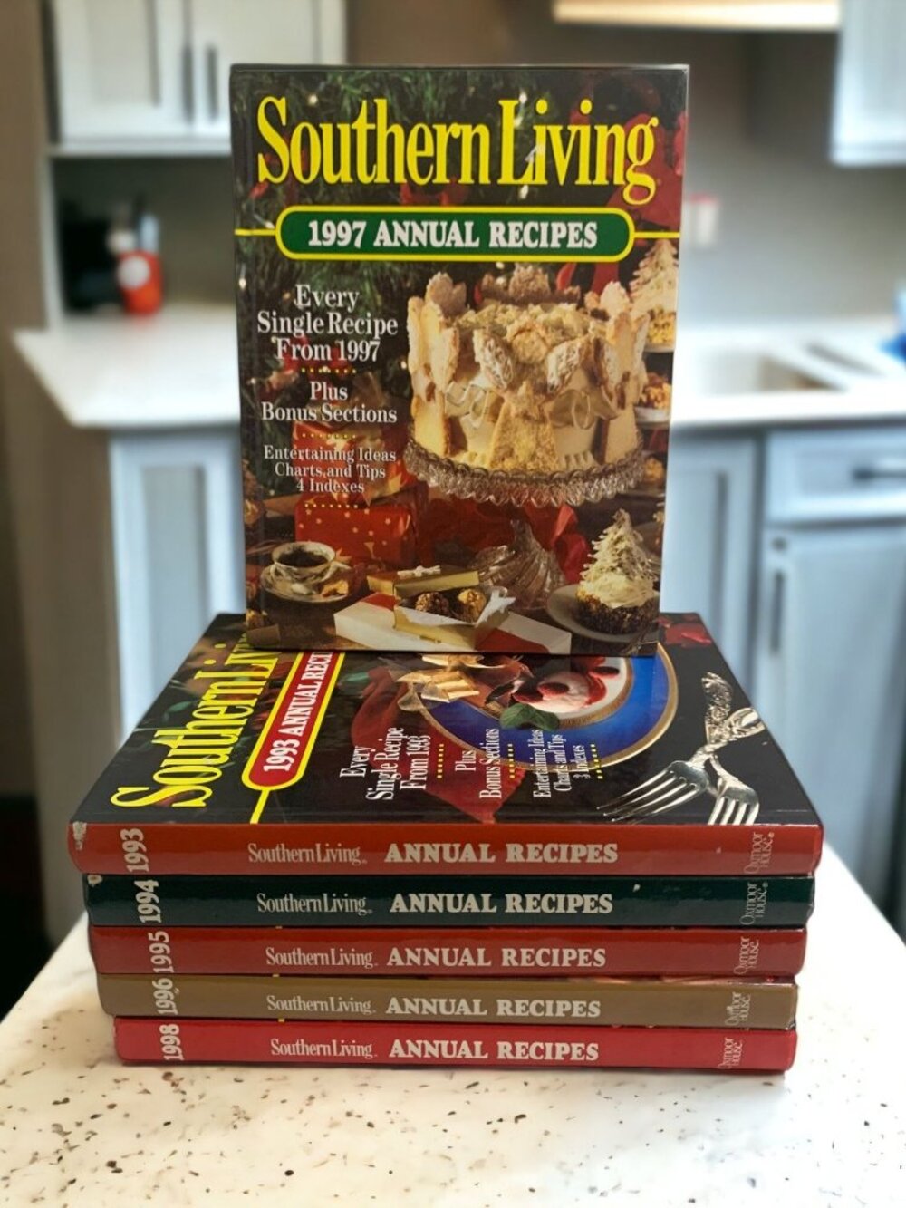 Southern Living Annual Recipes 1993-1998 Oxmoor House Hardcove lot of 6 Hardcove